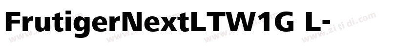 FrutigerNextLTW1G L字体转换
